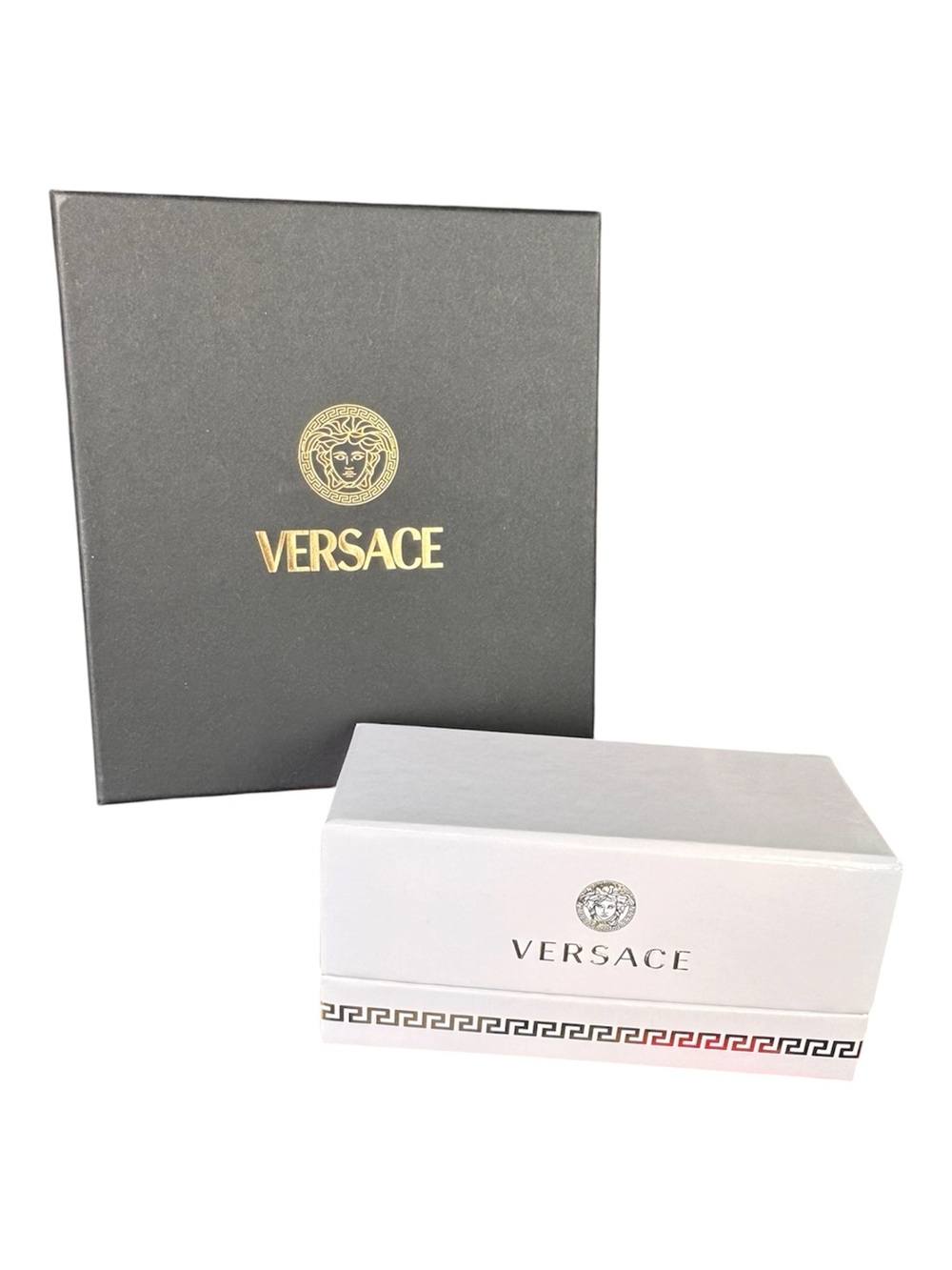 5 Versace Boxes in Black, White, Gold, Purple